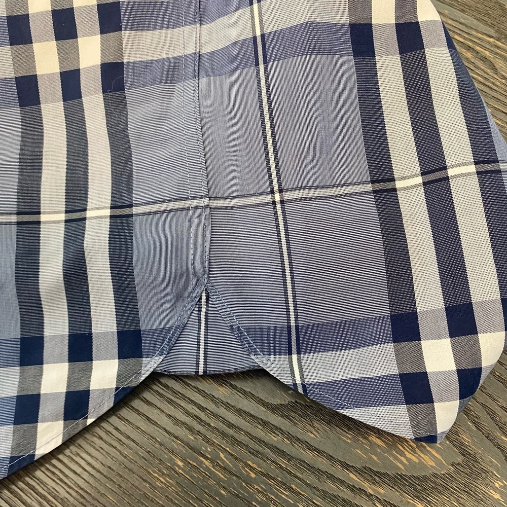 Daniel Cremieux Men's Blue Plaid Shirt - Picture 7 of 8